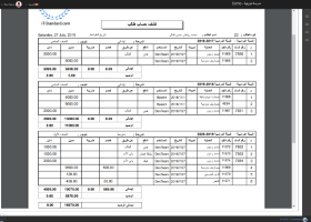 Student financial statement